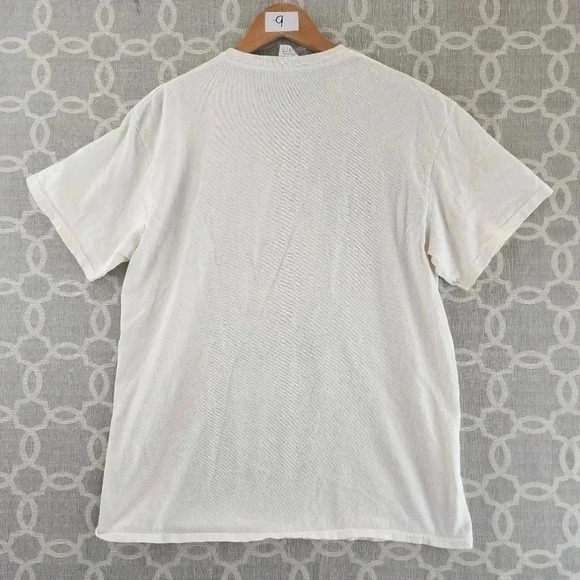 Disney Santa Mickey Mouse White T shirt Adult Size L - Picture 2 of 9